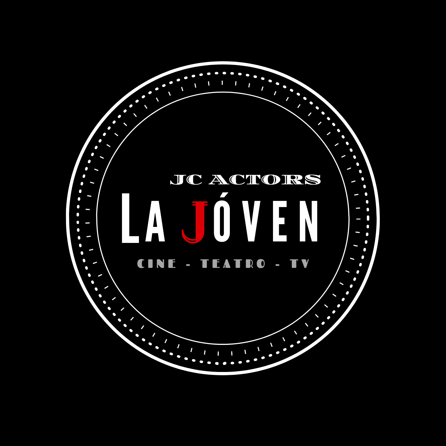 La jóven círculo blanco